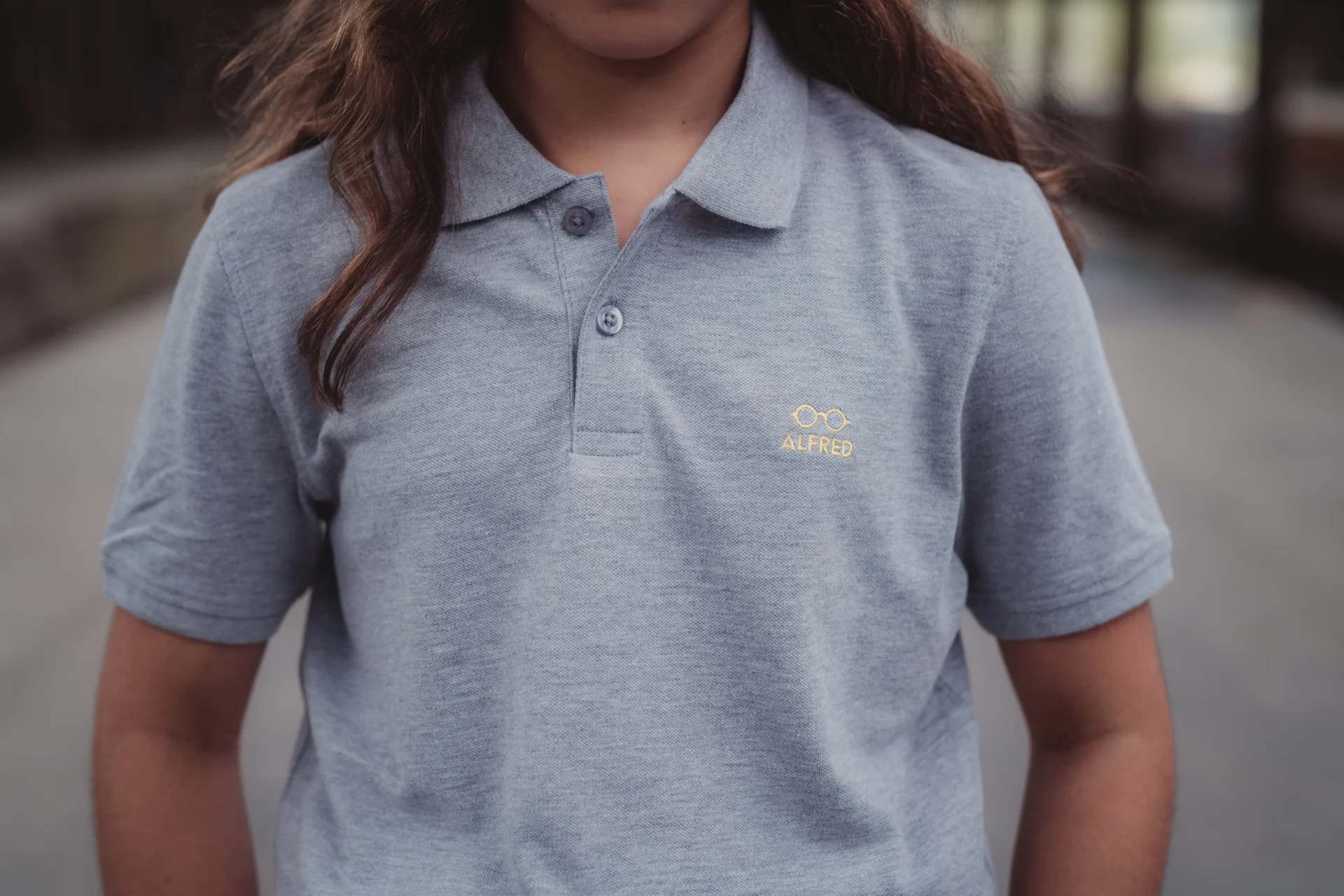 Children's Polo « Alfred »: Grey - 10/12 Y