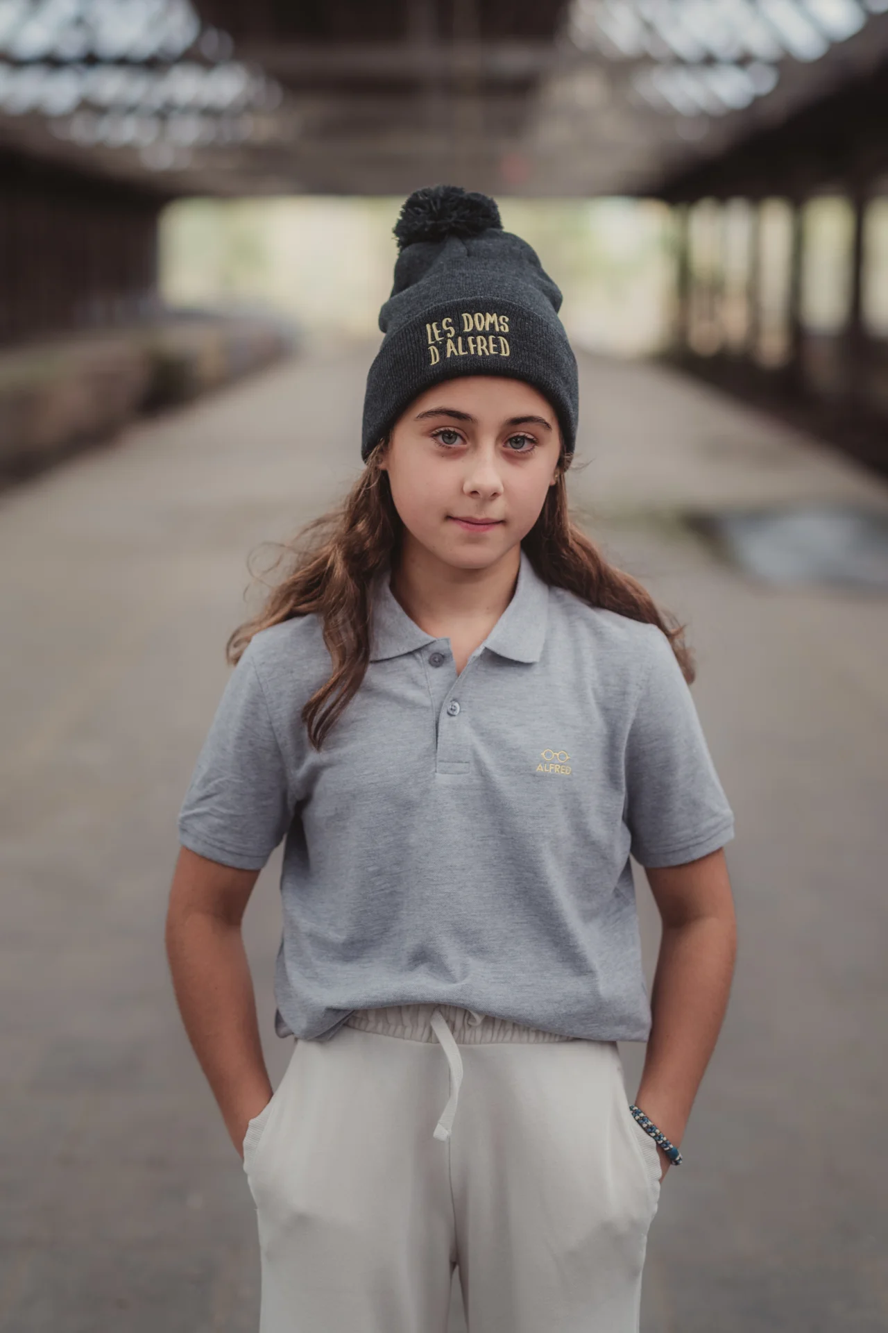 Children's Polo « Alfred »: Grey - 10/12 Y