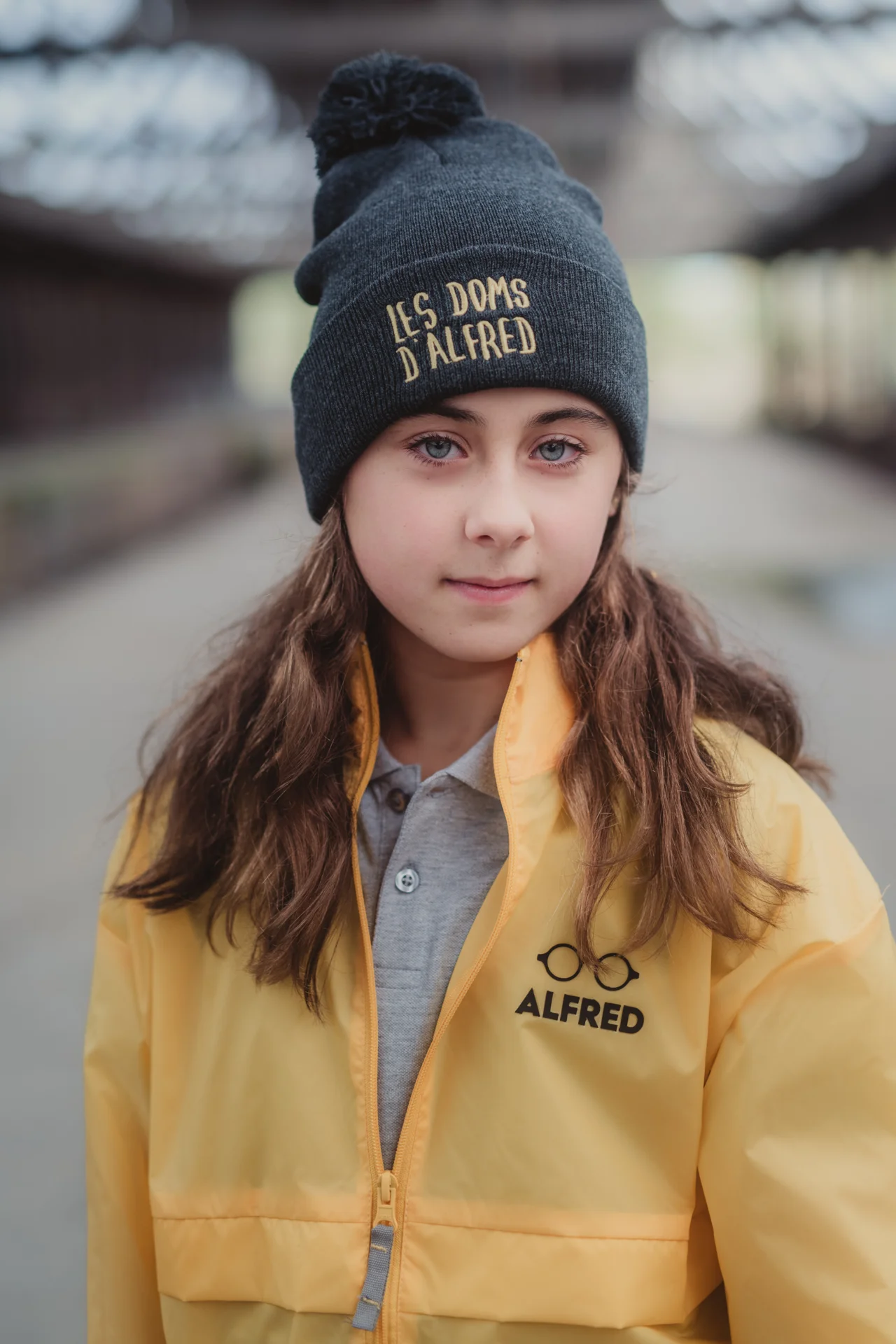 Kinderstrickmütze « Les Doms d’Alfred »